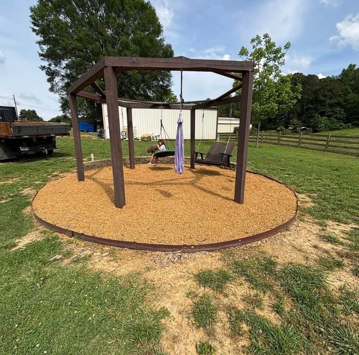 Completed gravel project